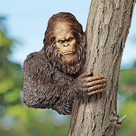 Design Toscano Bigfoot, the Bashful Yeti Tree Sculpture DB583078